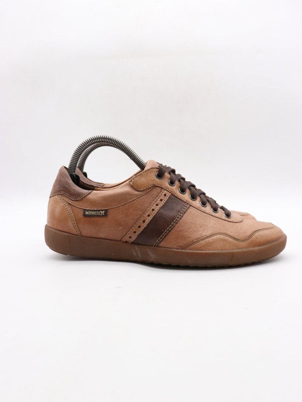 Mephisto Steve Urban Men's Size 7 Chestnut Brown Leather Sneakers Shoes